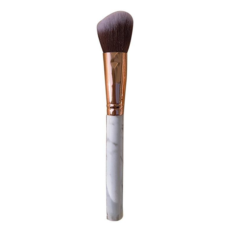 Marble Color Contour Brush 2pcs Highlighting Brush Loose Powder Brush Beauty Tools