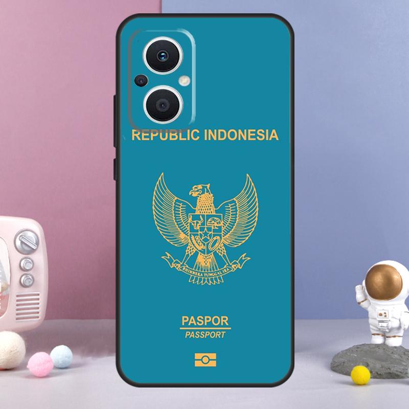 Чехол-карта с флагом Индонезии для OPPO Reno 10 Pro 4 5 6 7 8 Lite 8T 4Z 5Z OPPO Find X3 Neo Lite X2 X5 X6 Pro