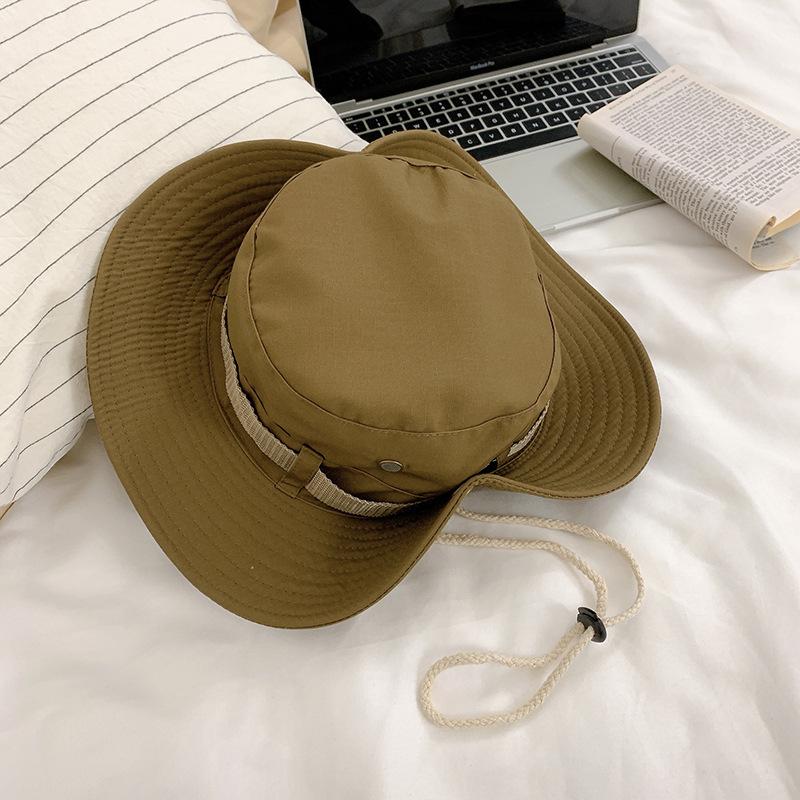 Розовая ковбойская шляпа в стиле вестерн, женская летняя горячая шляпа для альпинизма и кемпинга, с большими полями, солнцезащитная шляпа для рыбалки