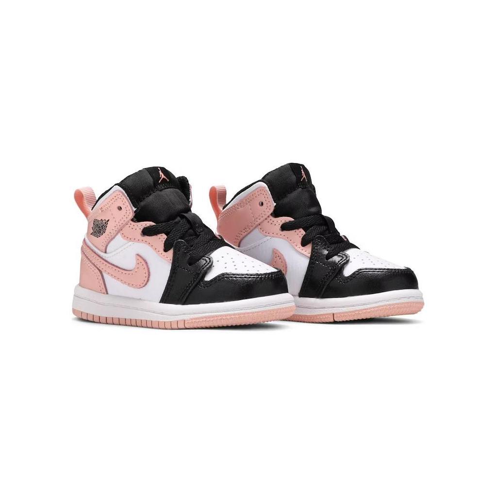 Jordan 1 Mid Arctic Orange Black Toe TD 640735-133