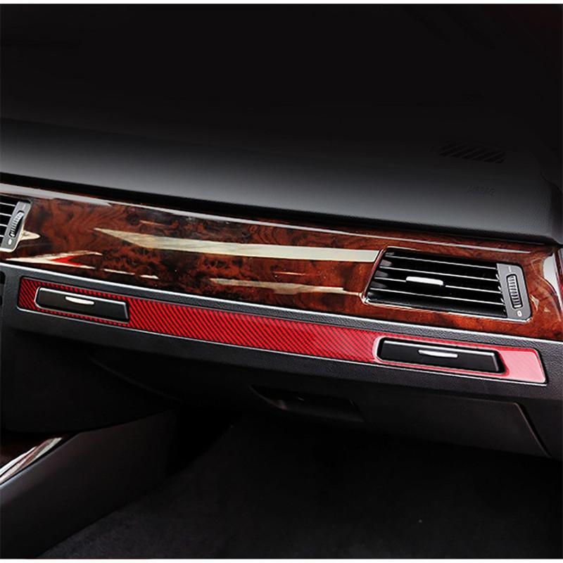 Наклейка из углеродного волокна M Performance, держатель для чашки с водой, панель, наклейка, внутренняя полоса, отделка для BMW E90 E92 E93