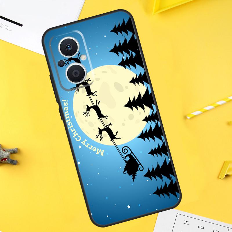 Merry Christmas Santa Claus For OPPO Reno 10 11 12 13 14 Pro 7 8 Lite 8T 11F 12F 13F 14F OPPO Find X8 X5 X6 X9 Pro Case