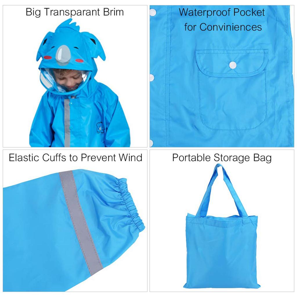 Дождевик для маленьких мальчиков и девочек, детский плащ с 3D мультфильмами, пончо
