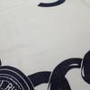 Chanel Scarf white/Navy Silk Women