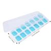 Silicone Ice Cube Tray 14 Cube Stackable With Lid Flexible Easy Release Spill Proof for Cocktails Freezer BPA Free