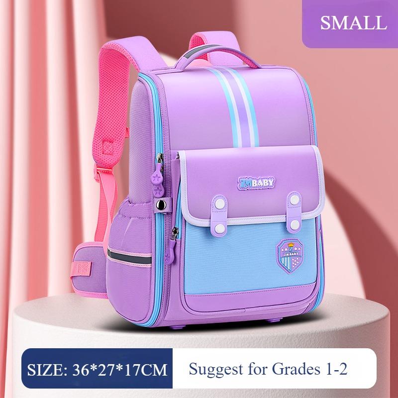 ZMBABY Модный английский стиль осень новый школьный рюкзак для учеников начальной школы интегрированный полностью открывающийся большой вместительный детский рюкзак для мальчиков 1-3-4 классов