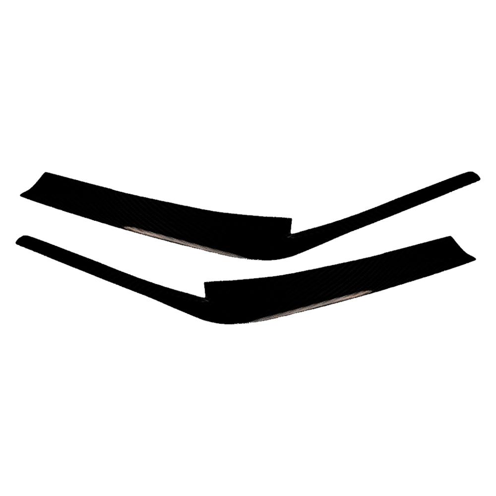 For Toyota Camry 2018 2019 Real Dry Carbon Fiber Front Headlight Eyelid Eyebrow Cover Panel Trim Car Accessories Modification