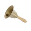 Wooden and Copper Hand Bell Musical Percussion Instrument Accessory