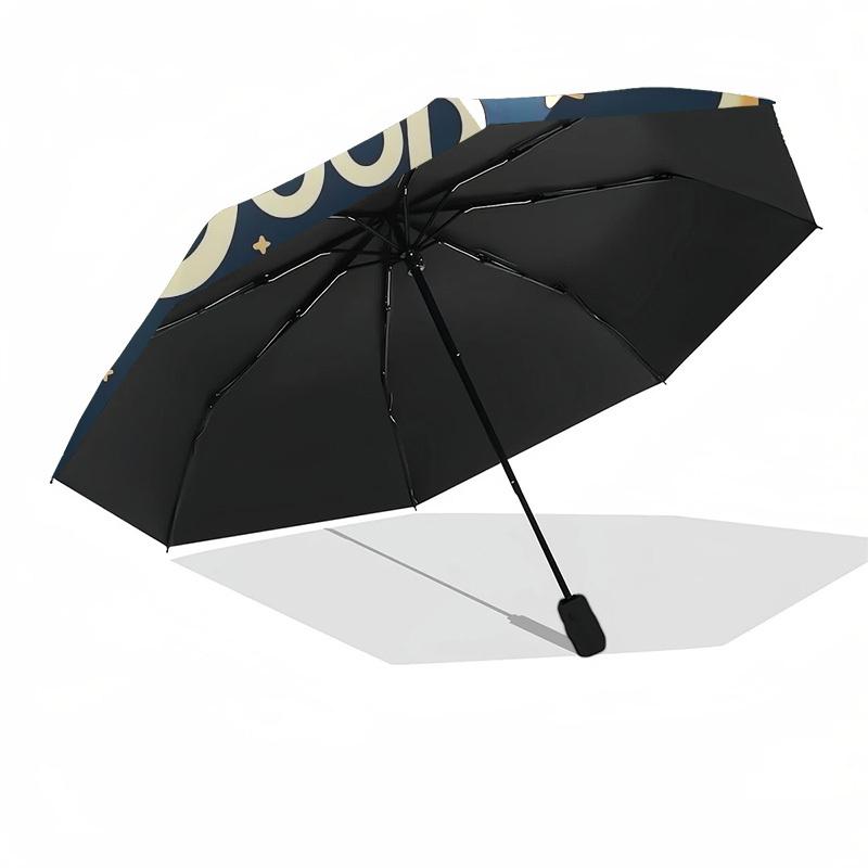 1pc Good Night Dachshund Umbrella with Plastic Handle,Suitable for All Seasons Home Travel Outdoor UmbrellaDD332