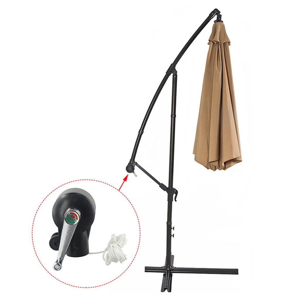 Ручка-кривошип для зонта-шейкера, ручка-кривошип для уличного зонта, запчасть для солнцезащитного зонта, сменные аксессуары для уличного двора