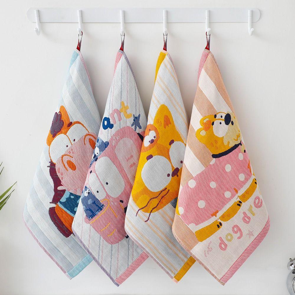 34x40cm Large Hand Towel Cartoon Tea Towel High Quality Kitchen Towel Home Restaurant