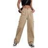 Женские повседневные новые сезонные деловые брюки для отдыха с карманами из чистого хлопка и удобной посадкой