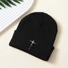 Winter  Beanie Hat For Men And Women Fashion Embroidered Knitted Hat Street Style Hip Hop Hat Outdoor Warm Skiing Hat