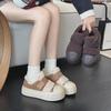 Women's Retro Velcro Sneakers - Thick-Soled, Plus Velvet, Warm Lamb Wool, Winter Casual Shoes 2024.