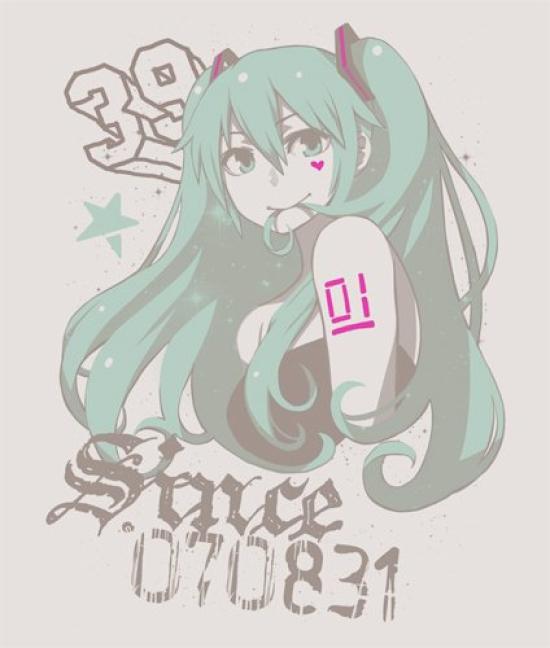 Hatsune Miku Girls кройка и шитье овсянка x вереск серый ДЕВУШКИ M CHAN×CO ver. Размер