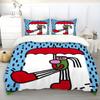 Duvet Cover Funny Patterns Cartoon Digital Printing Home Pillowcase Set Adult Bedroom Children Comforter Bedding