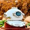 Scuba Diving Helmet White US Navy Diving Helmet Mark V Marine Deep Sea Diving Helmet