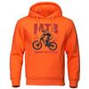 Mtb Keep Moving It With Passion Born To Cycling Hoodie For Menautumn Fur-Linerhoody Oversize Sweatshirt Top