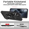 For Xiaomi Redmi Note 14 Pro 4G 5G Case Car Magnetic Ring Stand Slide Camera Lens Armor Shockproof Cover For Note 14 4G 5G Funda