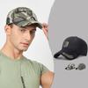 Мужская весенне-летняя вышитая бейсболка с солнцезащитным козырьком и камуфляжной кепкой