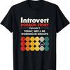 Introvert Horror Story Antisocial Funny Geek T-shirt Tops Tee