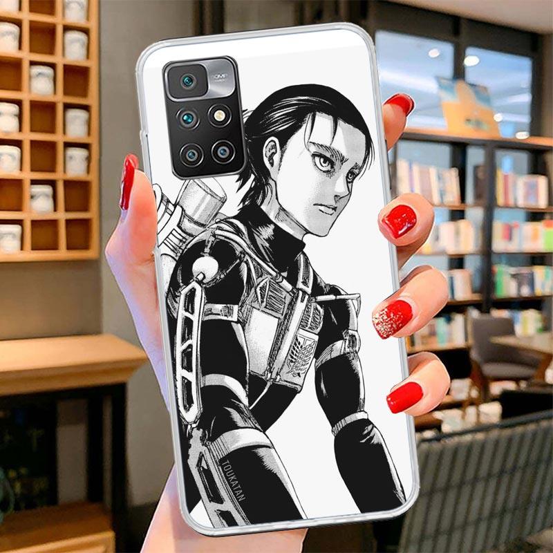 Attack Eren Cover Phone Case For Xiaomi Poco F7 Ultra X7 X6 X5 Pro M7 Redmi 15C 15 13C 13 12C 12 10C 10 9A 9C 9T 9 Shell Poco F7