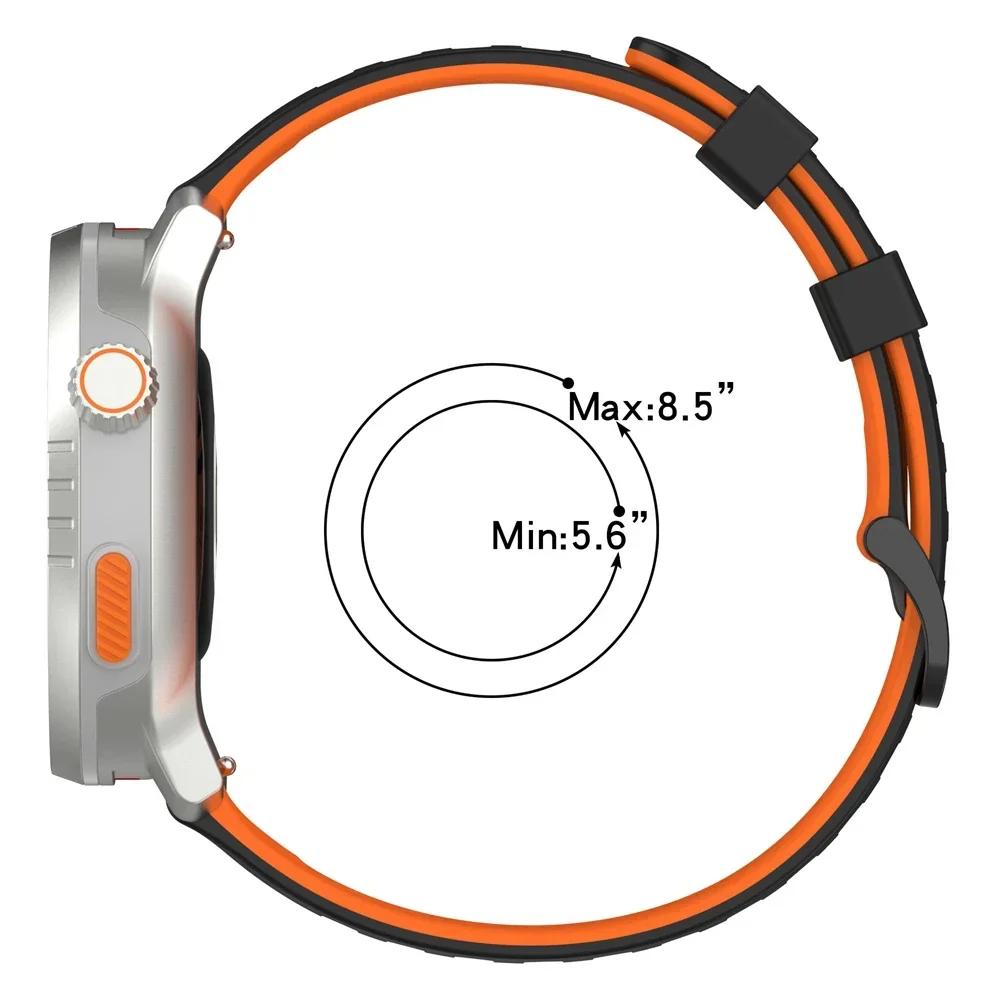 22 мм силиконовые ремешки для Amazfit GTR 4 3 Pro/GTR 47 мм/GTR 2e Браслет для Amazfit Bip 5/Zepp Z/pace Замена ремешка на запястье