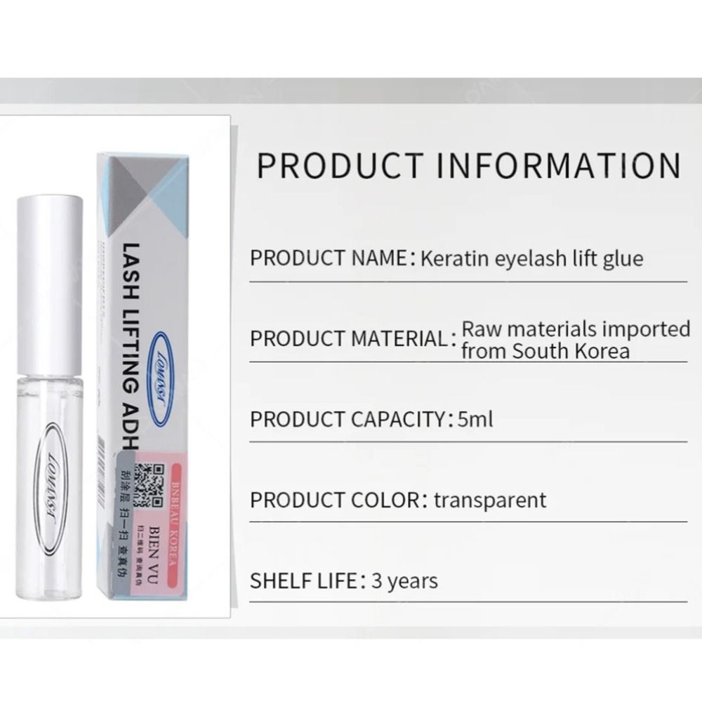 5 мл Клей для ламинирования ресниц Прозрачный клей для завивки ресниц Новый клей-бальзам Инструмент для красоты
