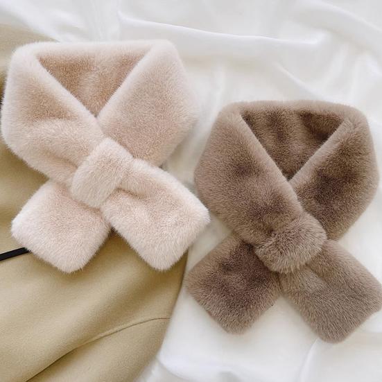 Женский шарф на шею однотонный мягкий на ощупь теплый ветрозащитный холодостойкий обертывание для шеи утолщенный холодостойкий