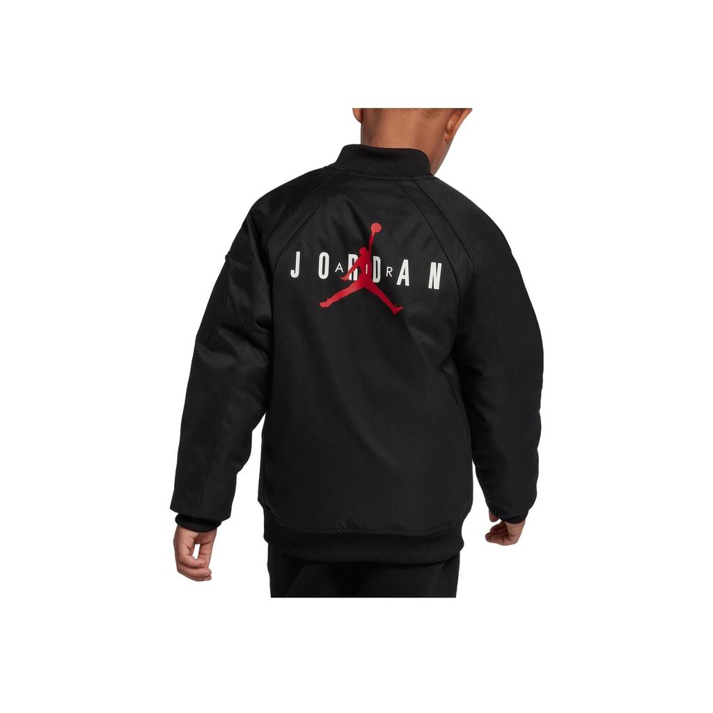 Jordan Letter Logo Printed Warm Jacket Kids Jackets Black HA5114-005