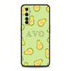Cute Avocado Soft TPU For Realme 13 12 11 10 9 Pro Plus GT3 GT2 C21 C25 C35 C53 C55 C67 Pro 5G Phone Case Cover Fundas Capas Bag