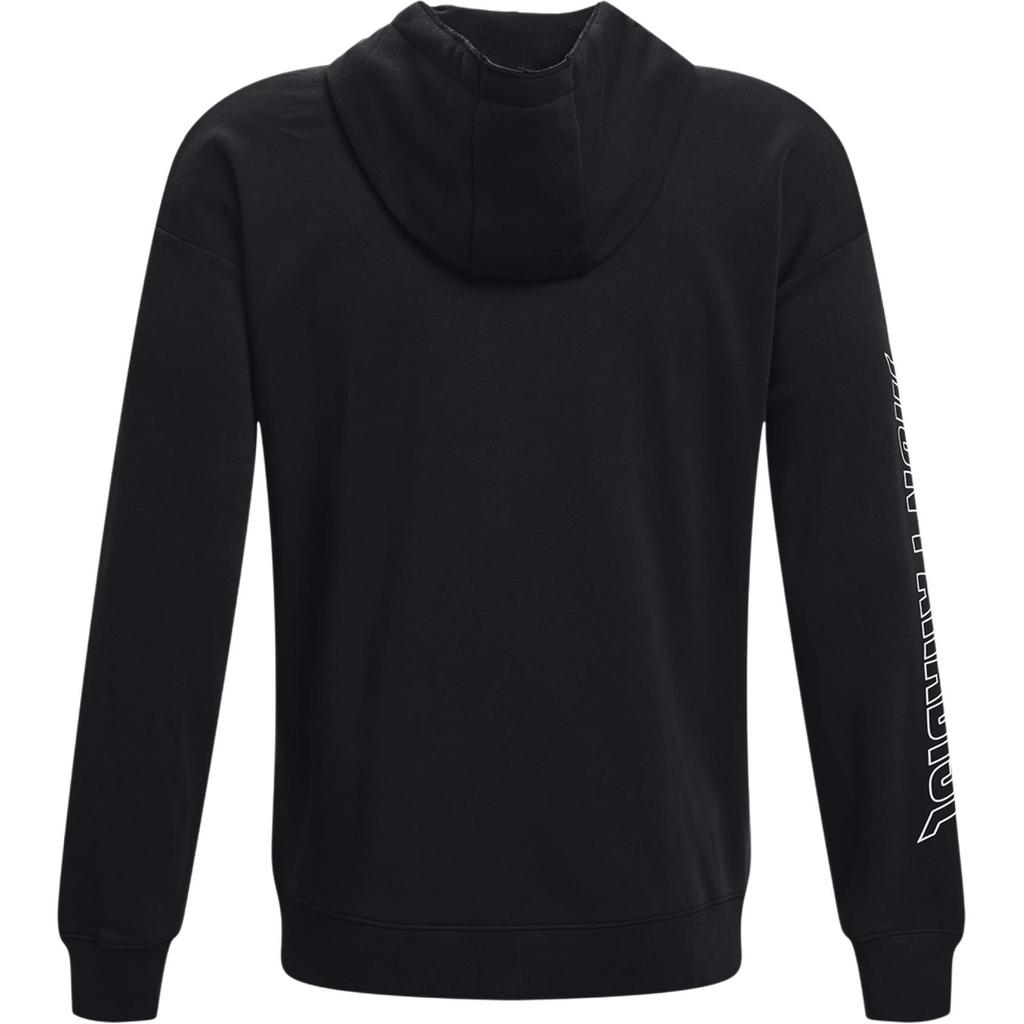 Under Armour Худи на молнии с надписями, мужские куртки, черный 1373565-001