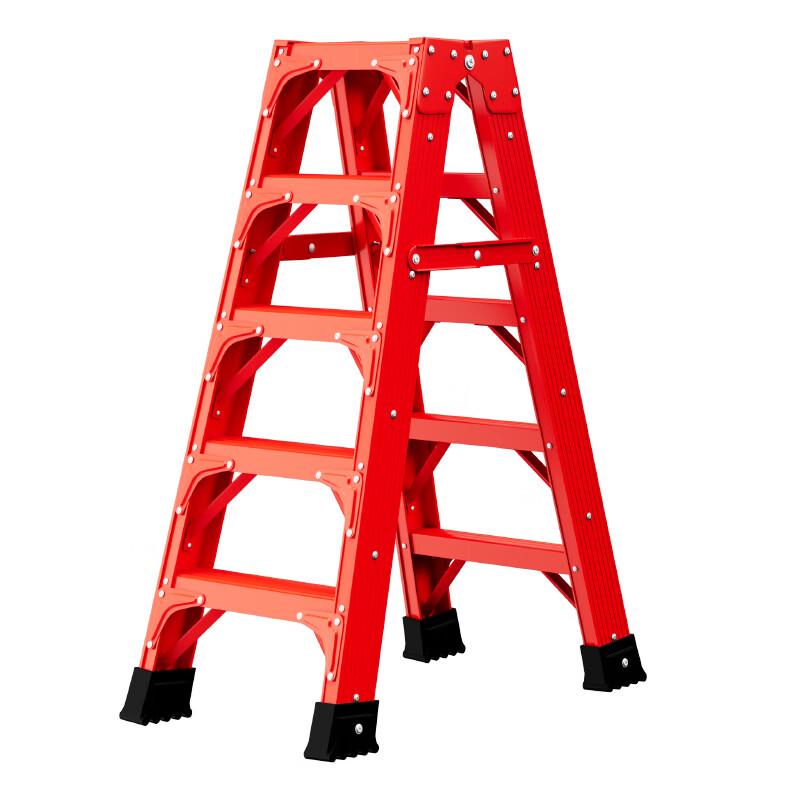 Bubbuwen Heavy-Duty Folding Aluminum Outdoor Ladder