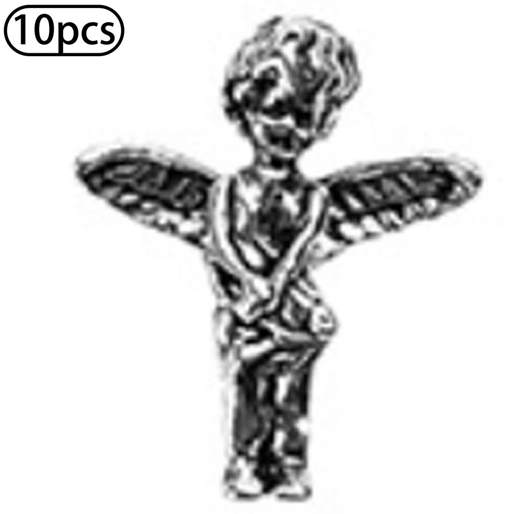 10Pcs Halloween Nail Charms Decorations 3D Metal Alloy Skull Cross Vintage Punk Style Nail Art Charms for DIY Manicure Nail Design Art Supplies
