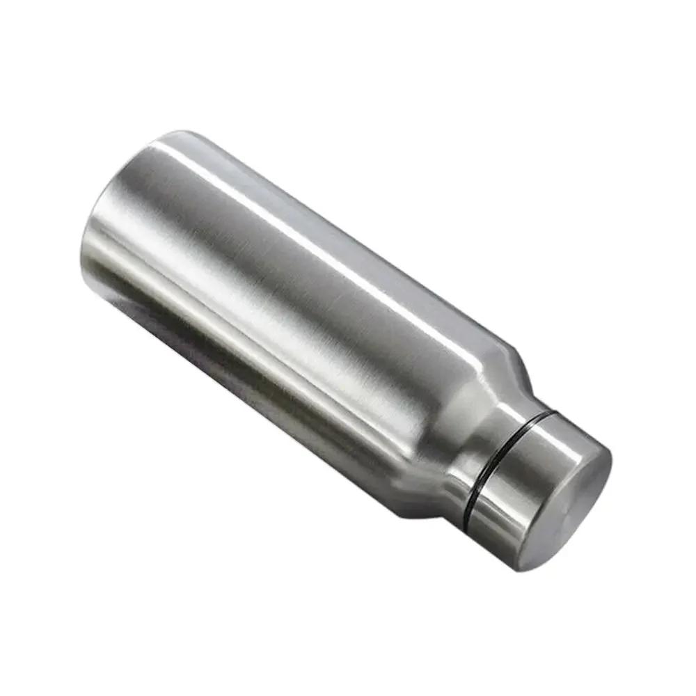 650 мл/1000 мл спортивная бутылка для воды из нержавеющей стали, однослойная прочная чашка для воды, металлическая колба, посуда для напитков, кемпинг, спортивный зал