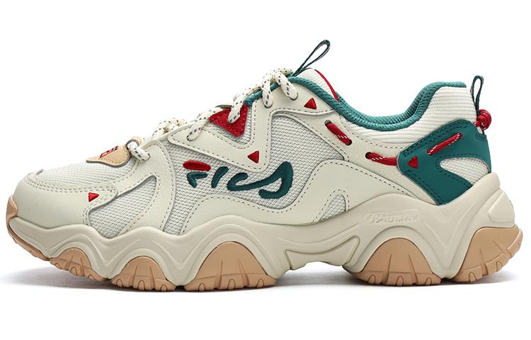 Women's Sneakers FILA Fluid 4 Textile, Synthetic Leather Breathable Low top Casual Shoes Women's Beige