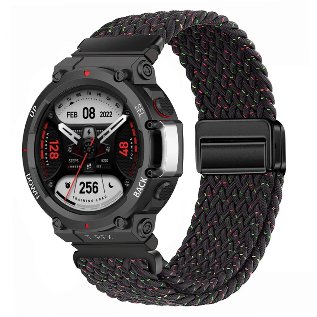 Плетеный ремешок Solo Loop для смарт-часов Huami Amazfit T-Rex 3, нейлоновые эластичные ремешки для Huami Amazfit T-Rex 3 Correa