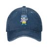 Cute Hippo Diving Baseball Cap for Men Women Vintage Trucker Hat Golf Hats Dad Caps