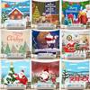 Christmas Cartoon Santa Claus Tapestry Bedroom Living Room Home Christmas Decoration Tapestry