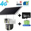 LS VISION Solar Camera 4G SIM Card/Wifi Surveillance Outdoor 4K 8MP HD 360 Wireless Low Power Battery Cctv Security Protection Ip Cameras