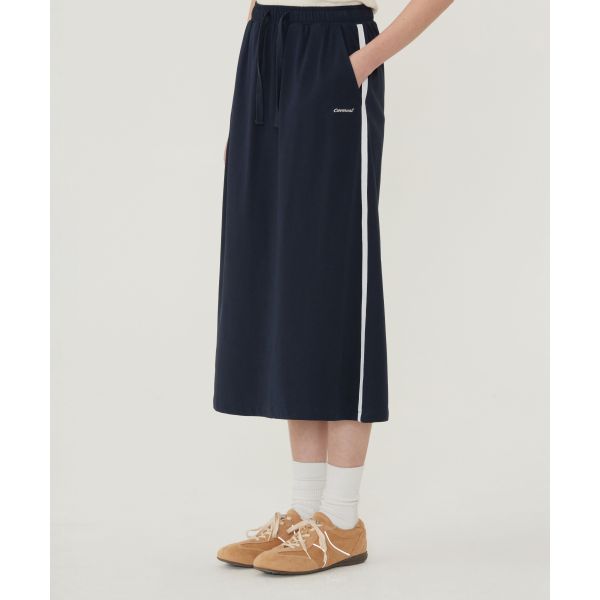 Covernat Ss26 Versatile Skin-Friendly Comfortable Breathable Fashion Loose Summer Casual Long Skirt Women skirts CO2602SR78NA