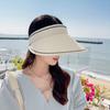 Шляпа-козырек от солнца с широкими полями, высокой прочностью, быстросохнущая, не душная, с буквенным декором, защитой от солнца, разных цветов, дышащая, женская пляжная шляпа-козырек