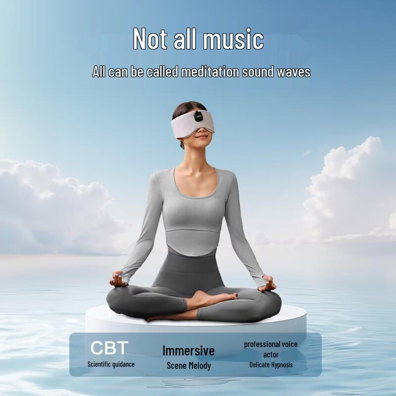SKG T5 PRO Bluetooth Sleep Eye Mask CN plug (adapter included)