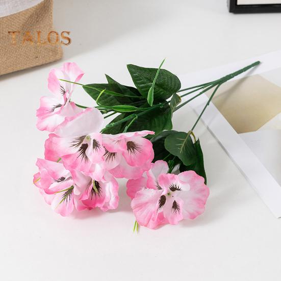 Искусственный цветок тонкой работы реквизит для фотосессии яркий цвет красивый искусственный ирис бабочка цветок дорожный декор свадебное украшение