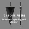 24 Bone Automatic Opening and Closing Umbrella Straight Rod Long Handle Business Men's Gift Umbrella