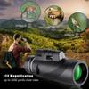 Монокулярный телескоп для взрослых HD 10x40 мм - Четкое наблюдение на больших расстояниях с линзой, подходит для кемпинга, пеших прогулок, приключений на природе