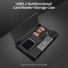 C350D USB3.1 Multifunctional Card Reader Type-C+USB+Micro USB Ports SD/TF Dual-slot for Phone