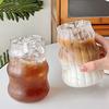 500ml Transparent Glass Cup Cold Coffee Cup With Straw Dessert Juice Milk Drinkware Mug Party Cocktail Glasses Teacup
