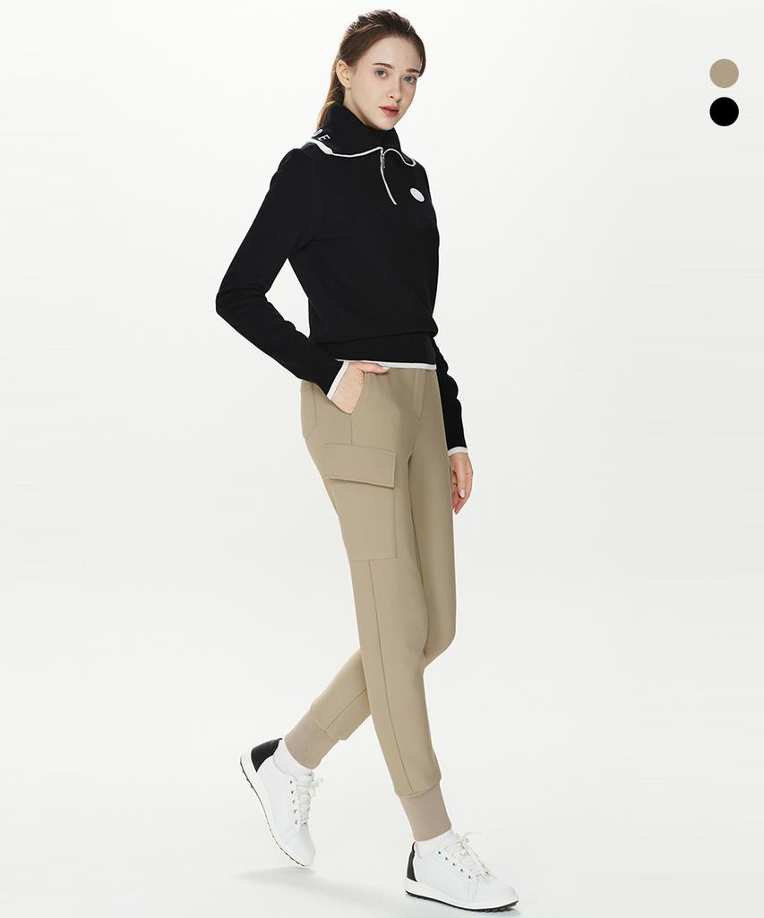 DUVIK Women'S Out-Pocket Bonded Semi-Jogger Pants Df4Wpt391