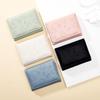 New Fashion Short Women's Small Wallet Solid Color Ins Simple Multi-card Cute Student Change Card Bag